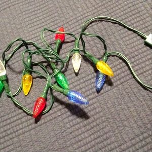 Mophie power pack and an iPhone Xmas light charger (actually lights up)